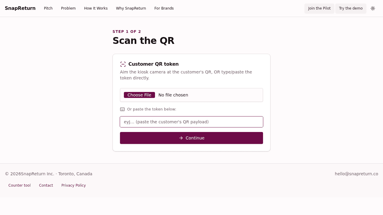 Counter verdict UI showing Verified, Flagged, or Manual Review bound to the audit trail.